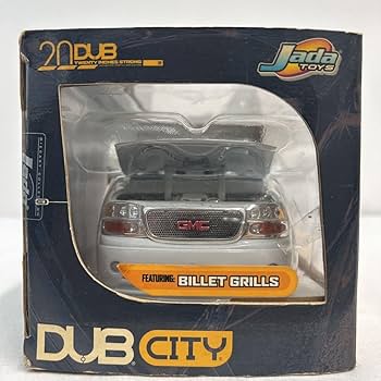 ミニカー DUBCITY 2002 GMC YUKON DENARI DUB Jada Dub City 2002 White GMC Yukon Denali Die-Cast Metal 1